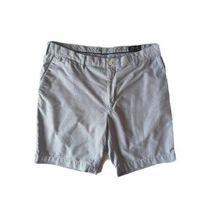 Polo Ralph Lauren Chino Shorts Mens Size Waist 36 Classic Fit‎ Flat Front Blue